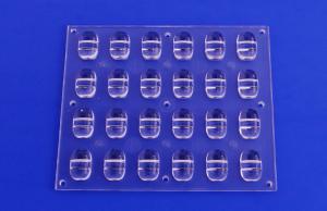 China Square Lamp Optical LED Lens Array PC High Power Led With PCB on sale