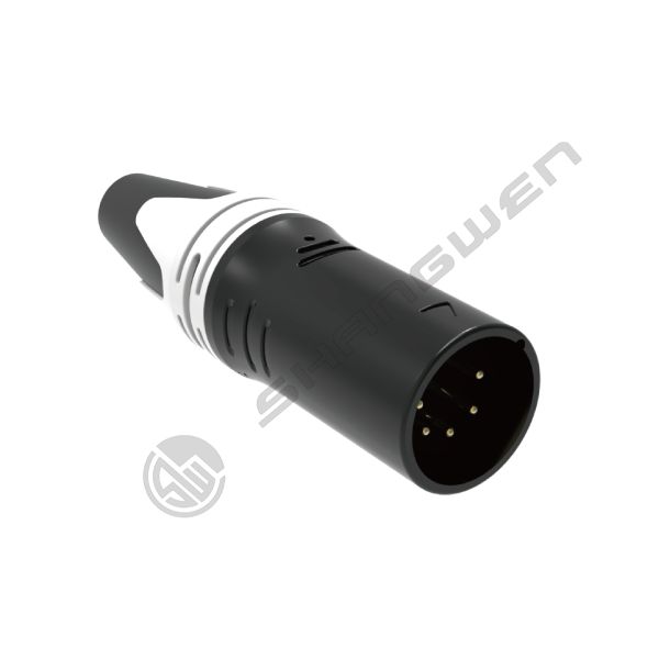 Waterproof IP65 5-Pin XLR Connector Female Adapter Zinc Alloy Shell Outdoor Microphone MIC Plug Socket Male Connector