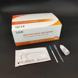 Quality Healthcare Serum Urine HCG Pregnancy Test Cassette 25mIU/Ml for sale