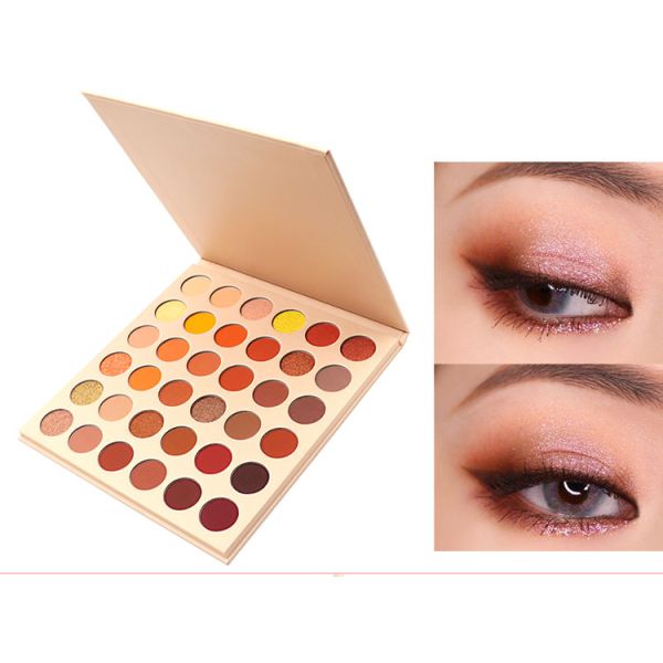 Latest 36 colors eye shadow vegan makeup private label eyeshadow palette