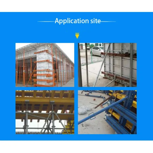 Hot Dip Galvanized Metal Scaffolding Parts Tray Buckle Feet Adjustable 40*2.0