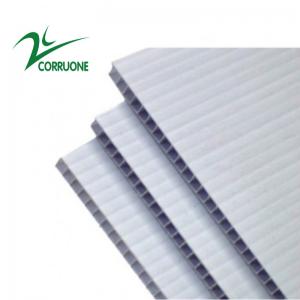 Quality 10mm 12mm White Corflute Sheets Correx Floor Protection Sheets for sale