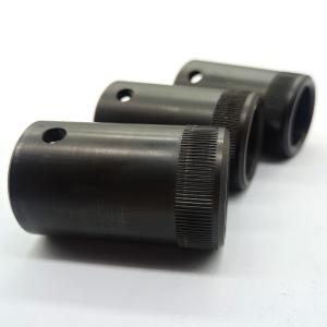 Black CNC Machining Parts Customized CNC Milled Parts High Precision