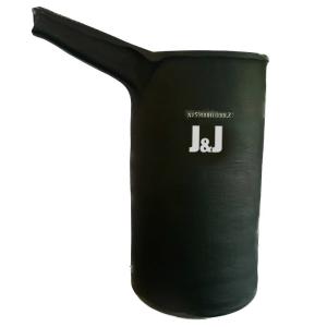 Silicon Carbide Graphite Crucible With Pouring Nozzle Cylindrical Shape