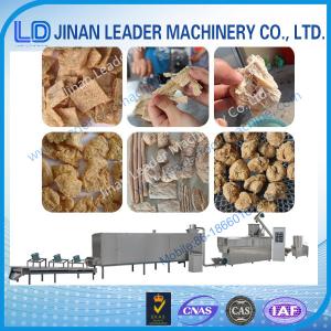 China Small soya nugget and textured soya protein food processing equipments on sale