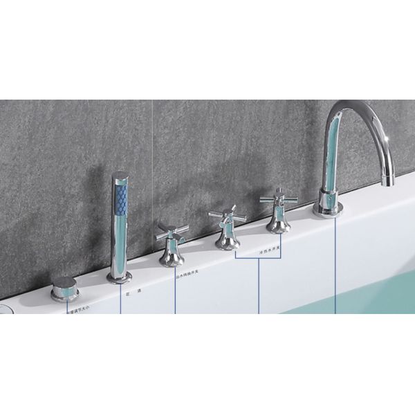 Smart Constant Temperature Square Acrylic Bathtub With Pillow