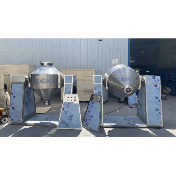 Explosion Proof Double Cone Powder Mixer 120kg Conical Mixer For Granular