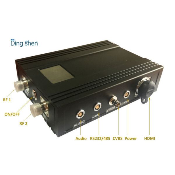 80-100km Lightweight HD UAV Video Transmitter with 5 watt RF Power and H.265 coding