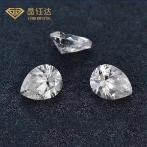 Quality 1.0ct 1.5ct 2.0ct IGI Certified Pear Cut Synthetic Loose Diamonds For Wedding Rings for sale