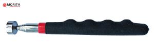 Quality Telescopic magnetic pick up tool with soft rubber handle stainless steel 840mm pick up screws, nuts, bolts, nails for sale