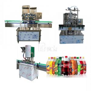 China 1500BPH 2L Fully Automatic Carbonated Drink Filling Machine PET Plastic Bottle Soft Beverage on sale