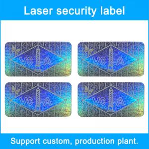 Quality Custom Laser Security Holographic Sticker QR Code 3D Hologram Label Sticker for sale
