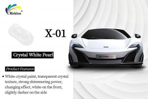 Quality 1K Auto Paint Refinish Coating Crystal Pearl Color Primer Crystal white Car Paint for sale