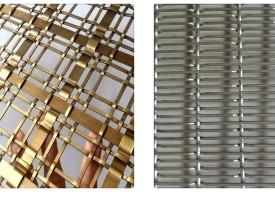 China Woven Ss 316 Decorative Metal Mesh Screen For Restaurant Decoration on sale