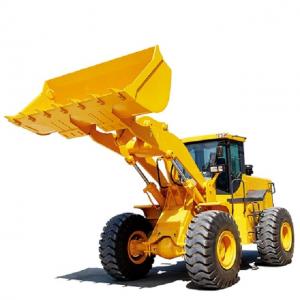 Quality 4WD Mini Backhoe Wheel Loader 3200mm Dumping Height Automatic Transmission for sale