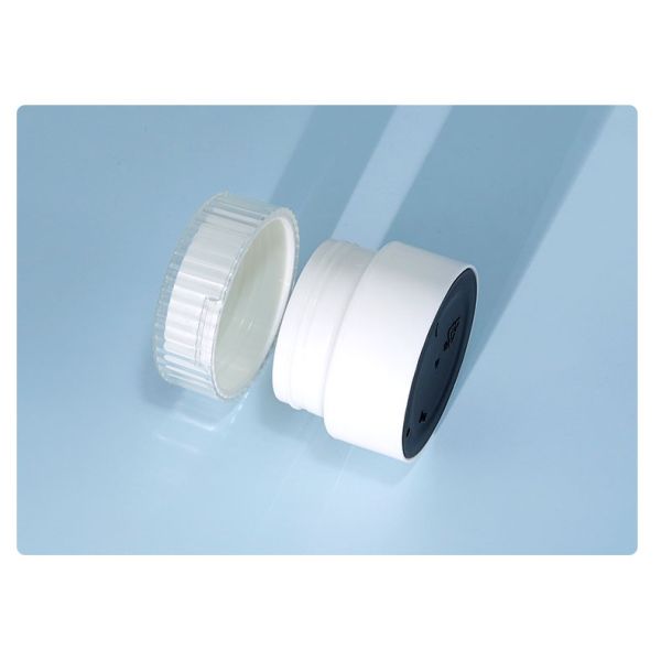 120g White Cream Jars Round Shape Personalized Plastic Jars For Cream