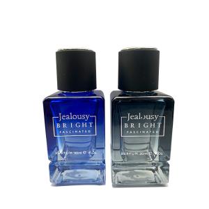 Quality 100ml 50ml 30ml Glass Perfume Bottle Atomizer Cyliner Plastic Cap for sale