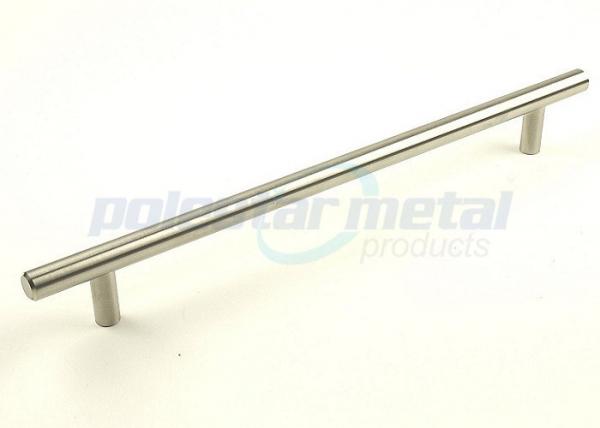 Buy 96 mm CC Brushed Nickel Steel Kitchen T Bar Door Handle / T Bar Cabinet Handles at wholesale prices