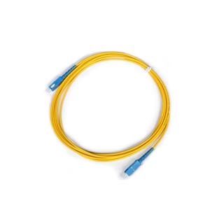 9/125 SC/UPC 3M PVC LSZH Fiber Optic Patch Cord Single Mode High Durability