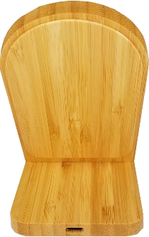 Desktop Phone holder 10W Bamboo made fast Charging Portable Wireless Charger 9V-2-3A