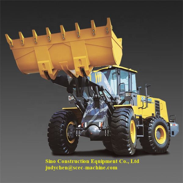 XCMG 6T Shovel Wheel Loader Construction Tractors LW600KV Bucket Capacity 3m3