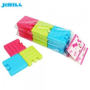 HDPE Hard Shell Mini Ice Packs / Plastic Freezer Ice Blocks For Lunch Bag