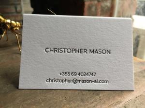 Quality High End Letter Press Business Cards , Pantone Printing Business Cards for sale