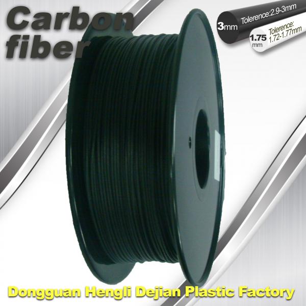 Buy High Strength Carbon Fibre 3D Printer Filament 1.75 Mm Scrub Black 220°C Melt Print at wholesale prices