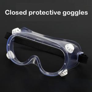 Quality PVC Body Eye Protection Goggles , Lightweight Anti Dust Safety Glasses for sale