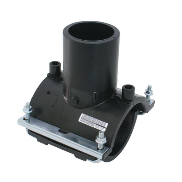 Straight Through Electrofusion Saddle HDPE / PE100 Electrofusion Sleeve Pipe Fittings