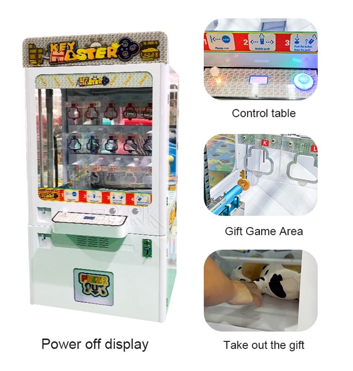 Cut Prize Game 15 Lots Key Master Metal Material Crane Claw Vending Machine