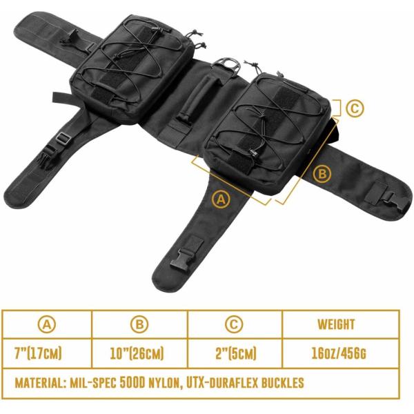 Hiking Gear 2 in 1 Detachable Saddle Bag Dog Backpack