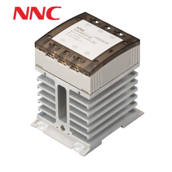 UL Certified three phase Solid State Relay CAG6-3/250F-38 10A-40A with Heat Sink and DIN-Rail Mounting