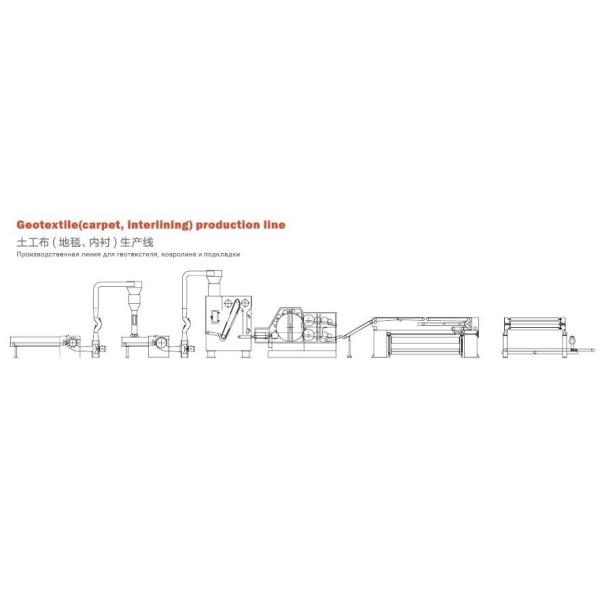 Industrial Non Woven Fabric Manufacturing Machine Carpet Felt Needle Punching