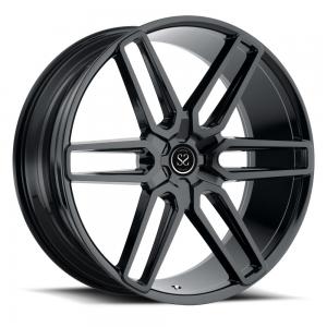 China 20x10 inch black milled custom forged monoblock alloy wheel chrome rims on sale