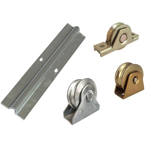 Heavy Duty Telescopic Iron 5m Sliding Gate Track Hardware U Groove Jnk Hardware Kit