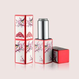 Square Shape Empty Aluminum Lipstick Containers GL102 Magnet Without Oil/Glue