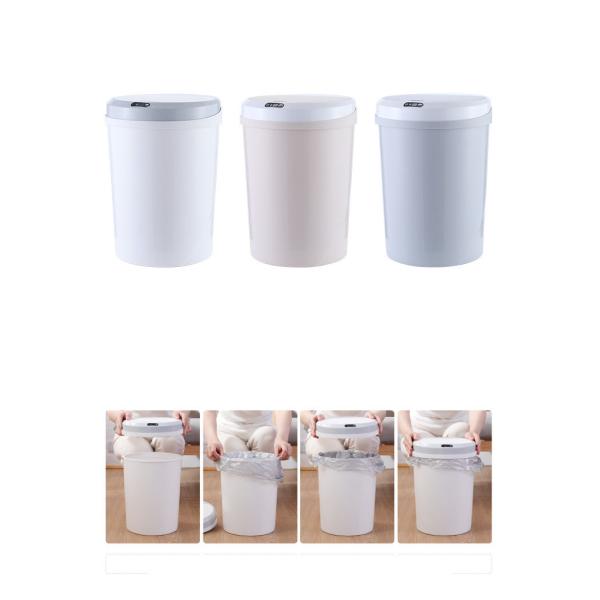 Smart Touchless Motion Sensor Privacy Garbage Bin Foldable Collapsible Sensor Trash Bin