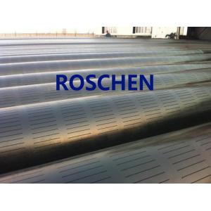 China Slotted Pipe , Carbon Steel Tube , Oil Screen Tube Control Sand Coring Drilling on sale