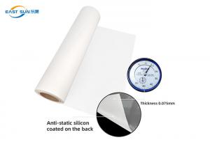 China Single Side Matte A3 DTF PET Transfer Film Thickness 0.075mm on sale