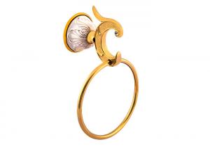 Quality Classic Design Wall mounted Bathroom Accessories Towel Ring Brass and Zinc Alloy for sale