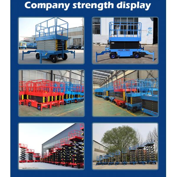 CE Certified Hydraulic Scissor Lift Vertical Cargo Lift Trailer Portable Warehouse Elevator with Hydraulic Scissors