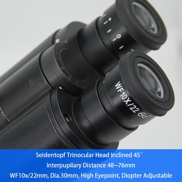 OPTO-EDU Trinocular Inverted Biological Microscope WF10X PlA14.2605 Kohler Illumination