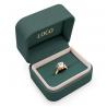Buy cheap Hinge Necklace Earrings Wedding Rings Bracelet Velvet Jewelry Box Luxury from wholesalers