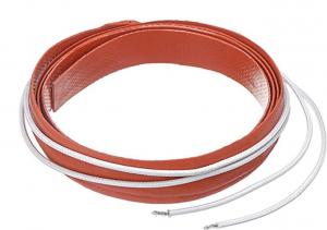 China 220v 1kw Flexible Heaters Silicone Rubber 30deg Heating Wire on sale