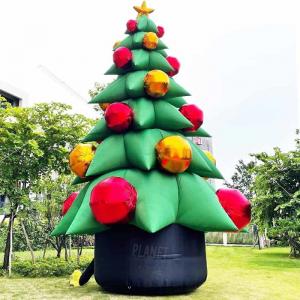 Quality Outdoor Yard Giant Blow Up Inflatable Christmas Tree With Gift For Decoration for sale