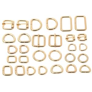 Quality Gunmetal Handbag Rings Hardware SUS304 Stainless Steel D Round Ring Non Welded for sale