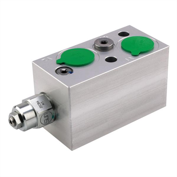 CNC Machined Hydraulic Manifold Aluminum 6061 SUN Hydraulic Valves Cartridge Valves