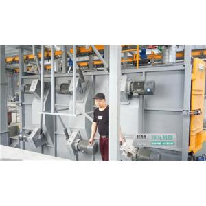 Quality Automobile Cleaning 1500*1200mm Catenary Shot Blasting Machine High Efficiency for sale