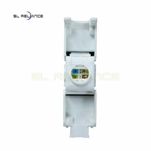 Unscreened UTP CAT6 RJ45 Keystone Jack Network Modular Jack 180 Degree